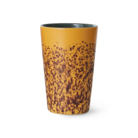 HKliving® - Ceramic 70's Tea Mug - Bay (KST0034)