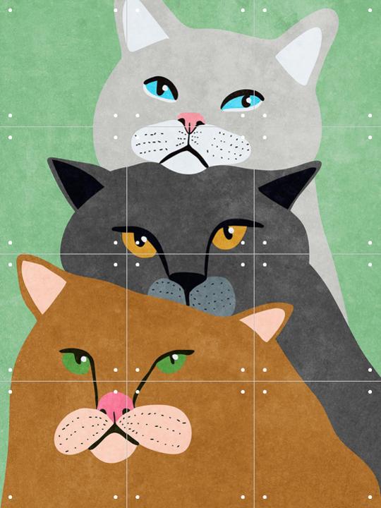 IXXI - Cats Trio (30x40cm, 12 kaarten)