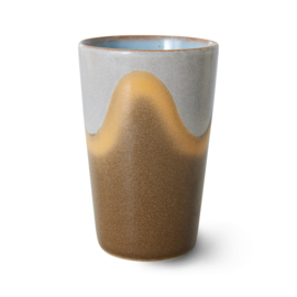 HKliving® - Ceramic 70's Tea Mug - Oasis (ACE7251)