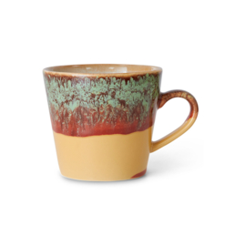 HKliving® - Ceramic 70's Cappuccino Mug - Cove (KST0027)