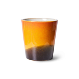HKliving® - Ceramic 70's Coffee Mug - Sunshine (ACE7188)