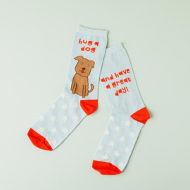 Rosie Made A Thing - Socks - Hug A Dog