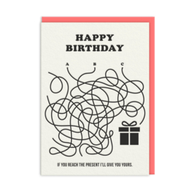 Ohh Deer - Line Maze Birthday