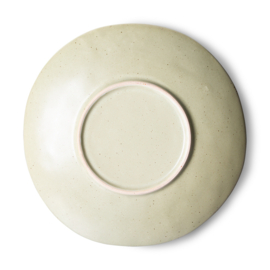 HKliving® - Ceramic 70's Side Plates - Pistachio - Set of 2 (ACE7072)