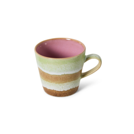 HKliving® - Ceramic 70's Americano Mug - Umber (KST0127)