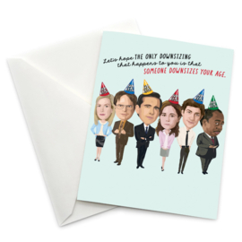 Papersalt - The Office - Greeting Card - Downsizing