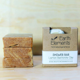 Earth Elements - Shower Bar Lemon Bentonite Clay