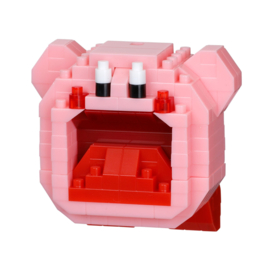 Nanoblock n-fig (keychain) - Kirby Series - Kirby Inhale (NFG-06)