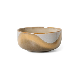 HKliving® - Ceramic 70's Dessert Bowl - Oasis (KST0094)