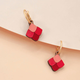 Materia Rica - Scales Pink Earrings