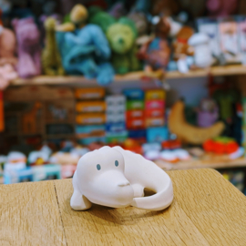 Tikiri - Bijt- en Badspeeltjes - Marshmallow Collection - Set van 3