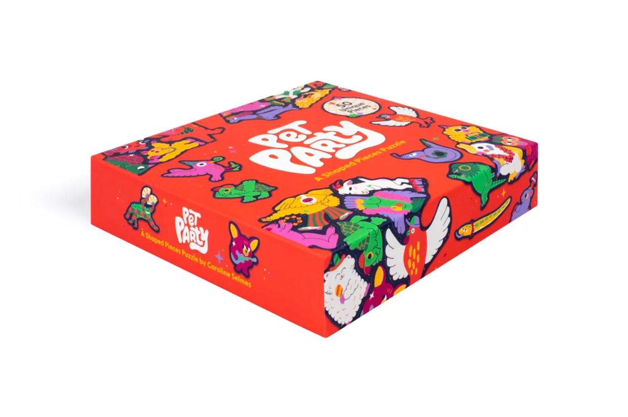 Pet Party - A Shaped Pieces Puzzle