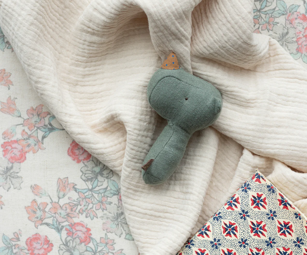 Maileg - Lullaby Friends - Rhino Rattle - Pine
