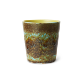 HKliving® - Ceramic 70's Coffee Mug - Tidal (KST0012)