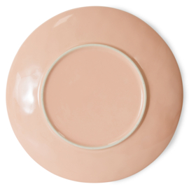 HKliving® - Ceramic 70's Dinner Plates - Bedrock - Set of 2 (ACE7268)