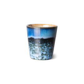HKliving® - Ceramic 70's Ristretto Mugs - Set of 4 (ACE7064)