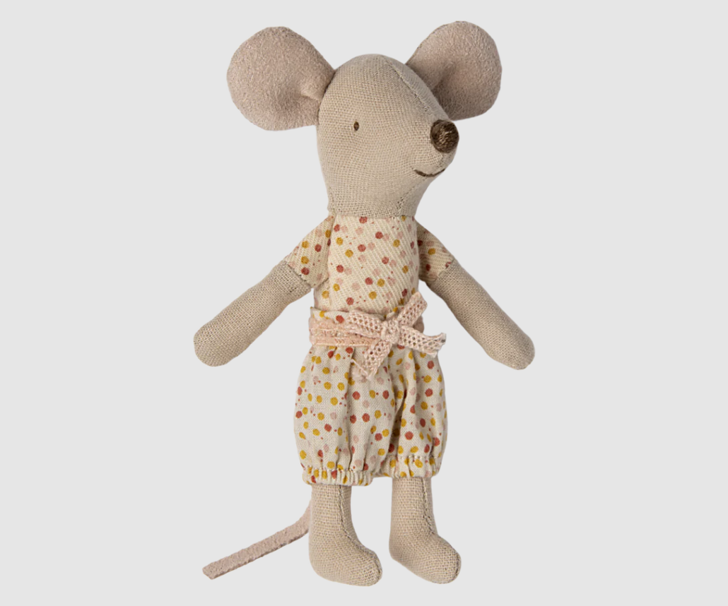 Maileg - Little Sister Mouse in a Matchbox