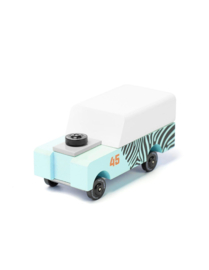 Candylab Toys Houten Auto - Mini Zebra Drifter