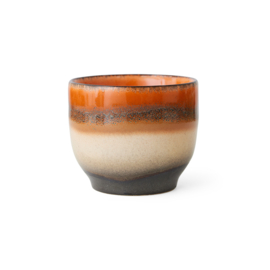 HKliving® - Ceramic 70's Coffee Cup - Robusta (ACE7313)