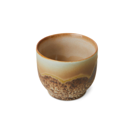 HKliving® - Ceramic 70's Café Cup - Shell (KST0002)