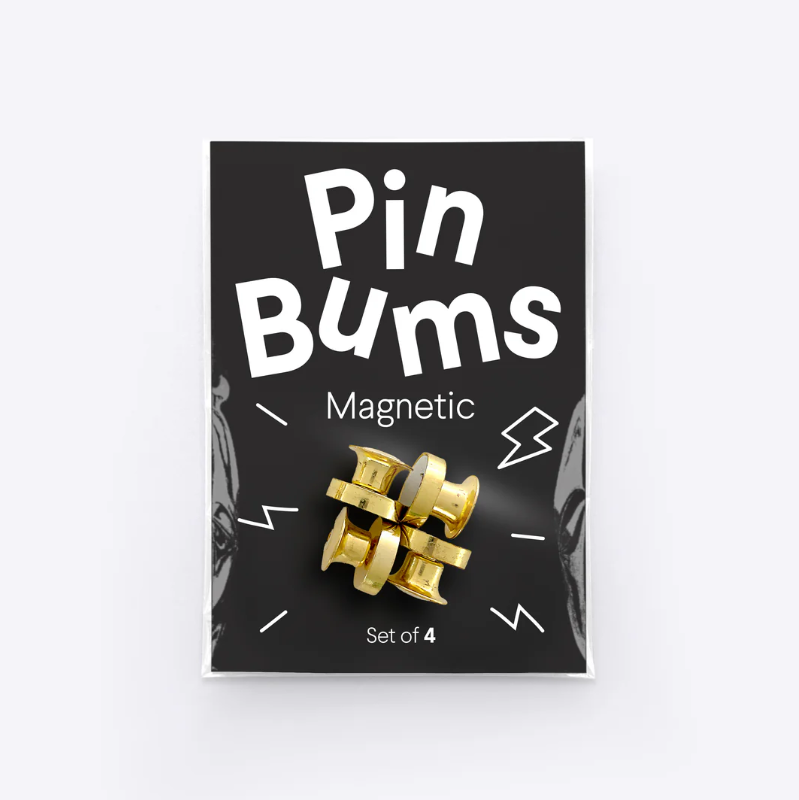 Dicks Don't Lie - Pin Bums (Set of 4)