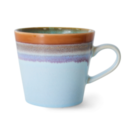 HKliving® - Ceramic 70's Cappuccino Mug - Ash (ACE7233)