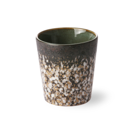 HKliving® - Ceramic 70's Coffee Mug - Mud (ACE6040)
