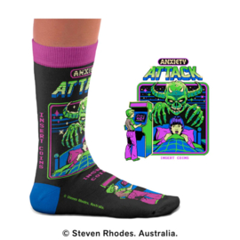 Sock Affairs - Steven Rhodes - Anxiety Attack Socks