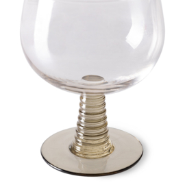 HKliving® - Swirl Wine Glass Low - Green (AGL4477)