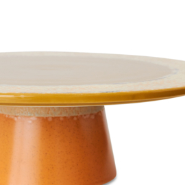 HKliving® - Ceramic 70's Plateau - Papaya (KST0059)