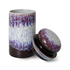 HKliving® - Ceramic 70's Storage Jar - Yeti (ACE7255)