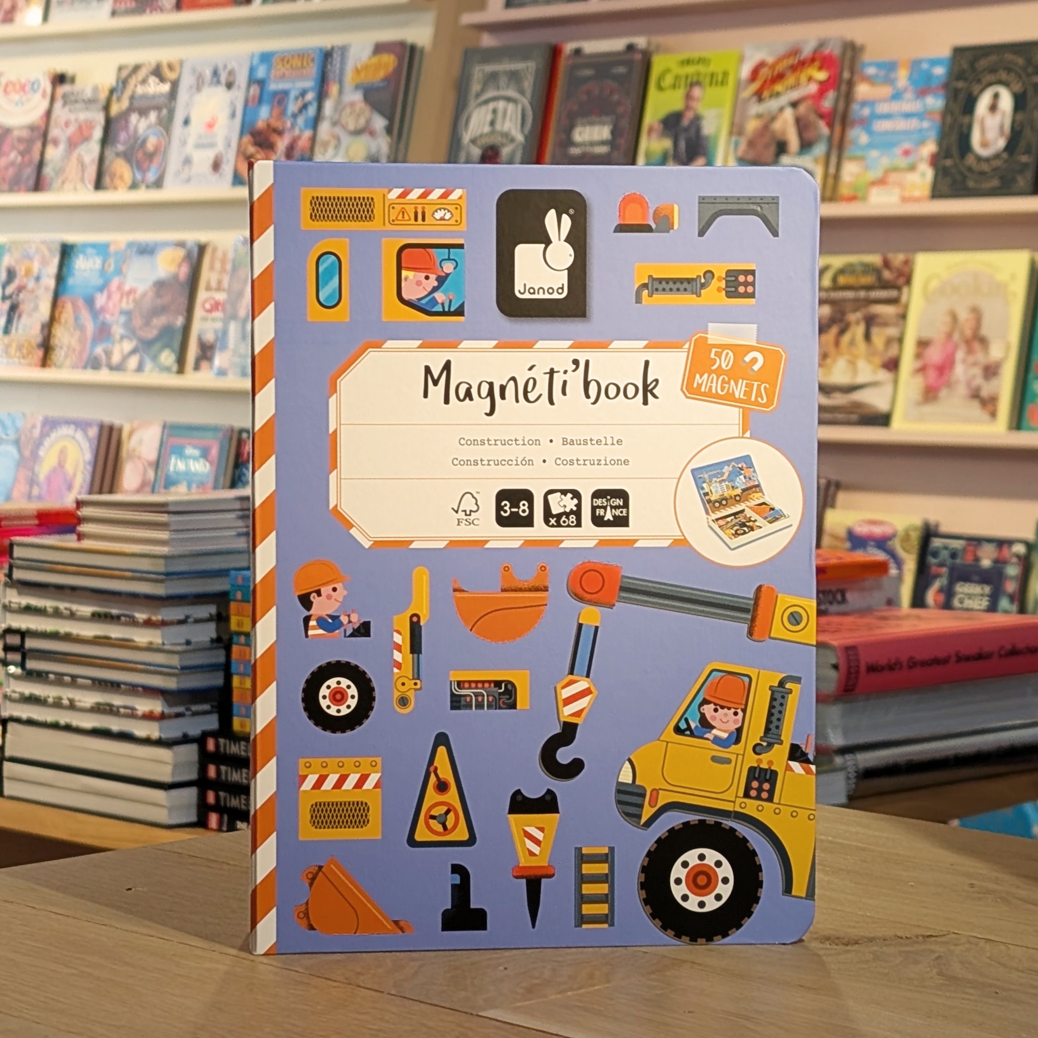 Janod - Magneti'book Bouwplaats