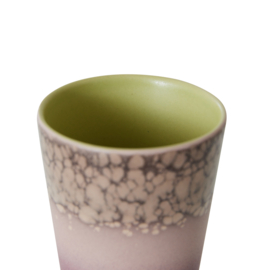 HKliving® - Ceramic 70's Latte Mug - Haze (ACE7244)