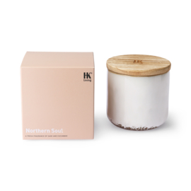 HKliving® - Ceramic Scented Candle - Northern Soul (AKA3353)