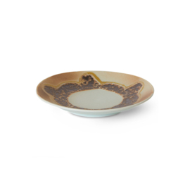 HKliving® - Ceramic 70's Saucer - Rocky (KST0066)