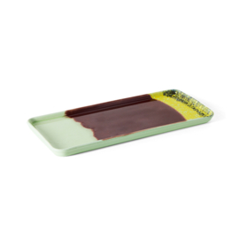 HKliving® - Ceramic 70's Cake Tray - Cherry (KST0226)