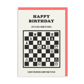 Ohh Deer - Life Is Like Chess Birthday