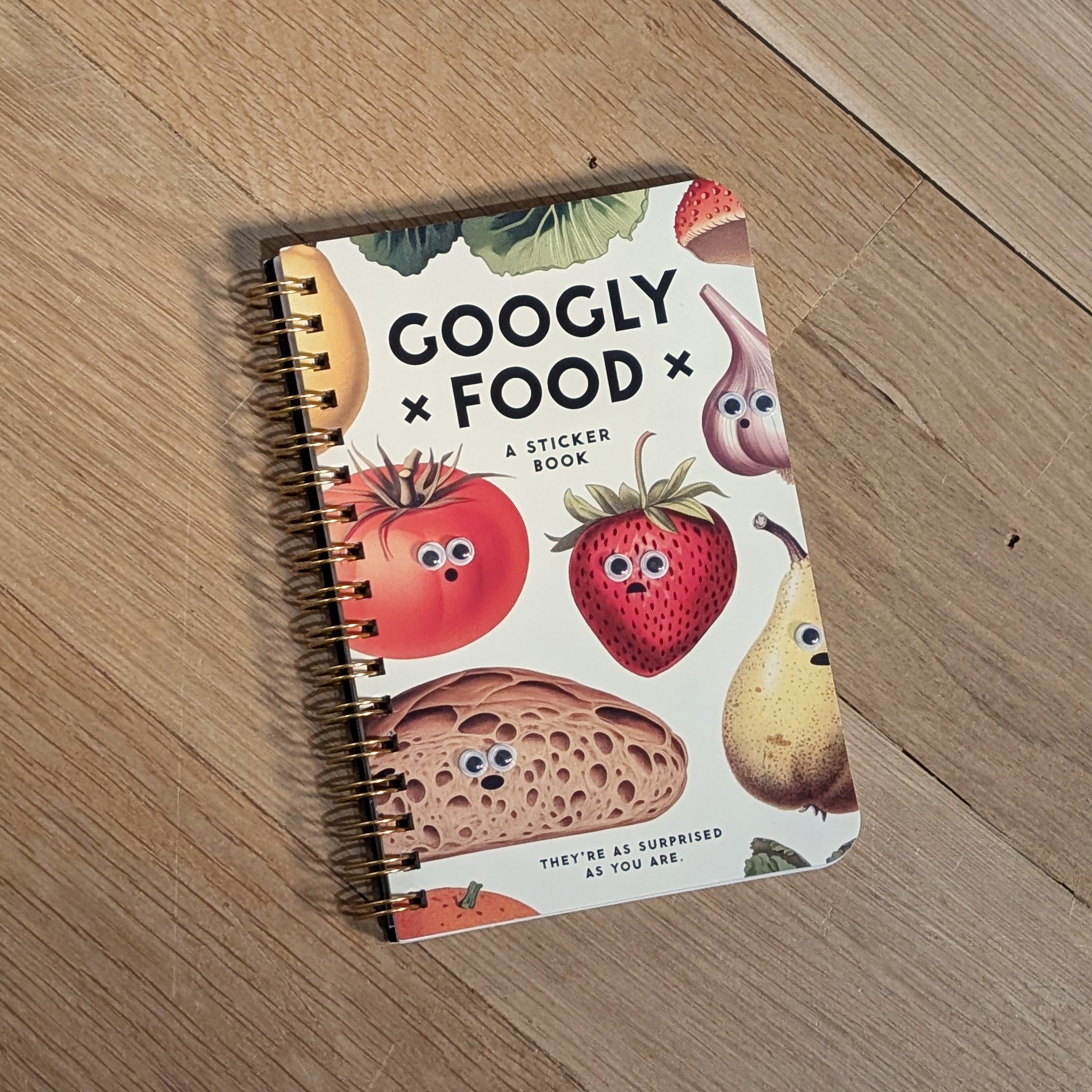 Brass Monkey - Googly Food Sticker Book