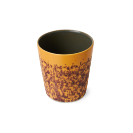 HKliving® - Ceramic 70's Coffee Mug - Bay (KST0014)