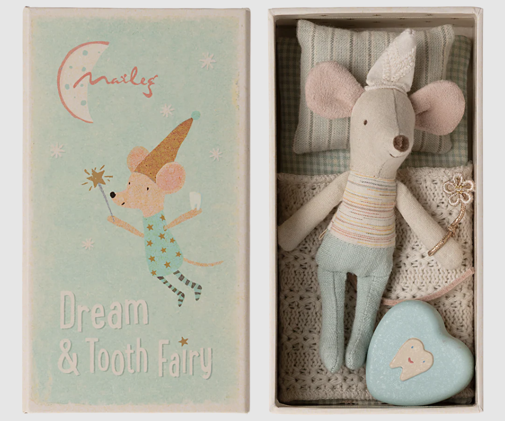 Maileg - Tooth Fairy Mouse - Little Brother in a Matchbox