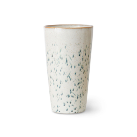 HKliving® - Ceramic 70's Latte Mug - Hail (KST0031)