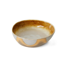 HKliving® - Ceramic 70's Pasta Bowls - Oasis - Set of 2 (ACE7275)
