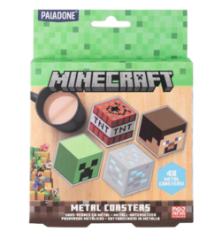 Minecraft - Coasters - Set of 4 Metal Coasters