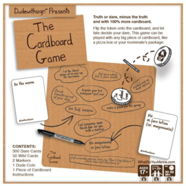 Dudewithsign Presents... The Cardboard Game