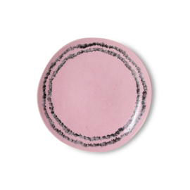 HKliving® - Ceramic 70's Side Plates - Bubble - Set of 2 (KST0214)