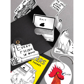 David Shrigley - Stickerpack 2 (Set of 6 Vinyl Stickers)