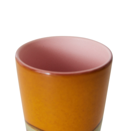HKliving® - Ceramic 70's Latte Mug - Clay (ACE7242)