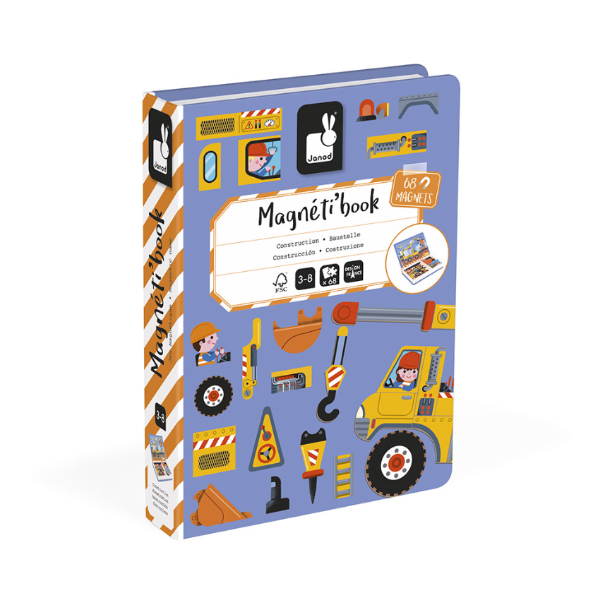 Janod - Magneti'book Bouwplaats
