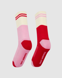 Many Mornings Sokken - Sport - Red Romance
