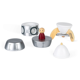 Janod - Raket Zilver (Magneetset)